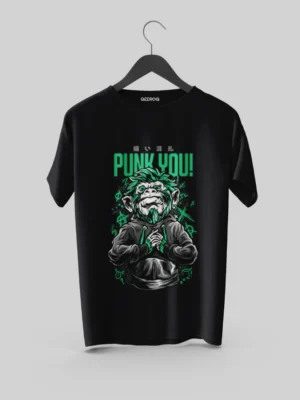 Punk You T Shirt Black