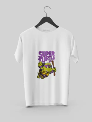 Super Turtle T Shirt White
