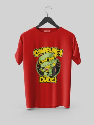 Cowabunga T Shirt Red