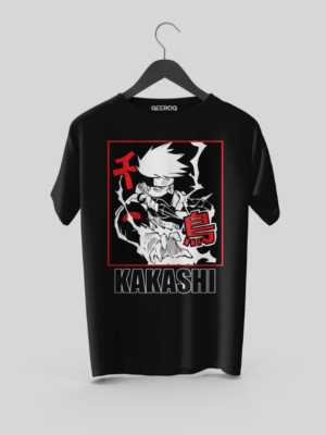 Naruto Kakashi T Shirt Black
