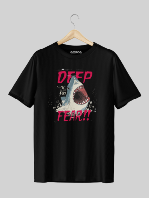 Deep Fear T Shirt Black