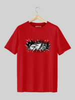 Manga Eyes T Shirt Red