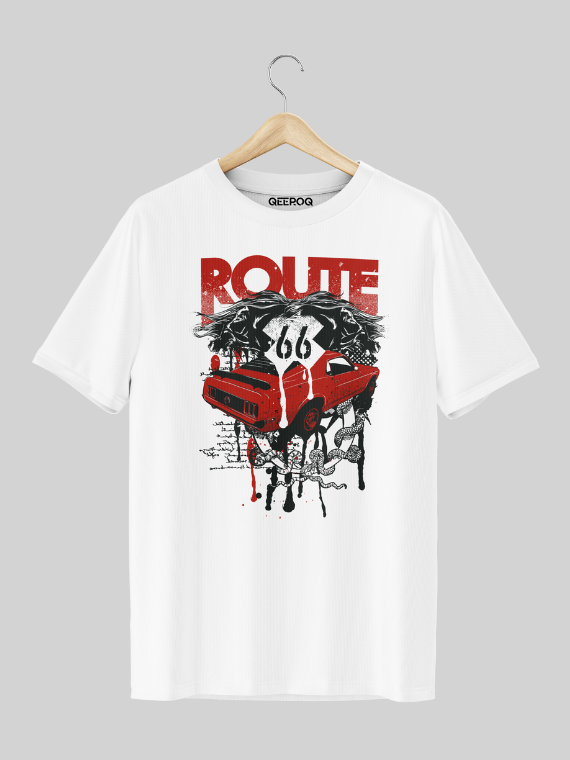 Route 66 T Shirt White