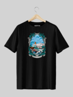 Sea Frame T Shirt Black