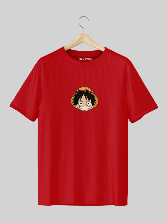 One Piece Luffy Mini T Shirt Red