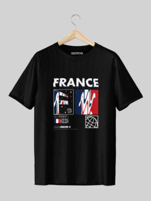 France T Shirt Black