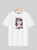 One Piece 5 T Shirt White