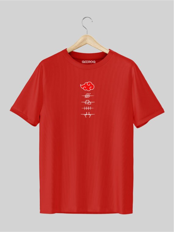 Naruto Akatsuki T Shirt Red