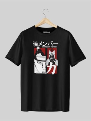 Akatsuki Members T Shirt Black