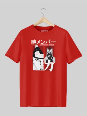 Akatsuki Members T Shirt Red